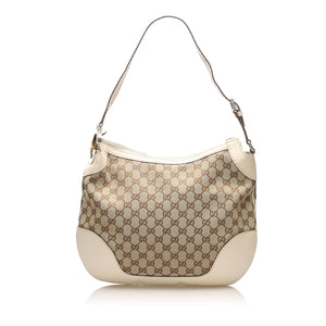 Gucci GG Canvas Charlotte Shoulder Bag Brown