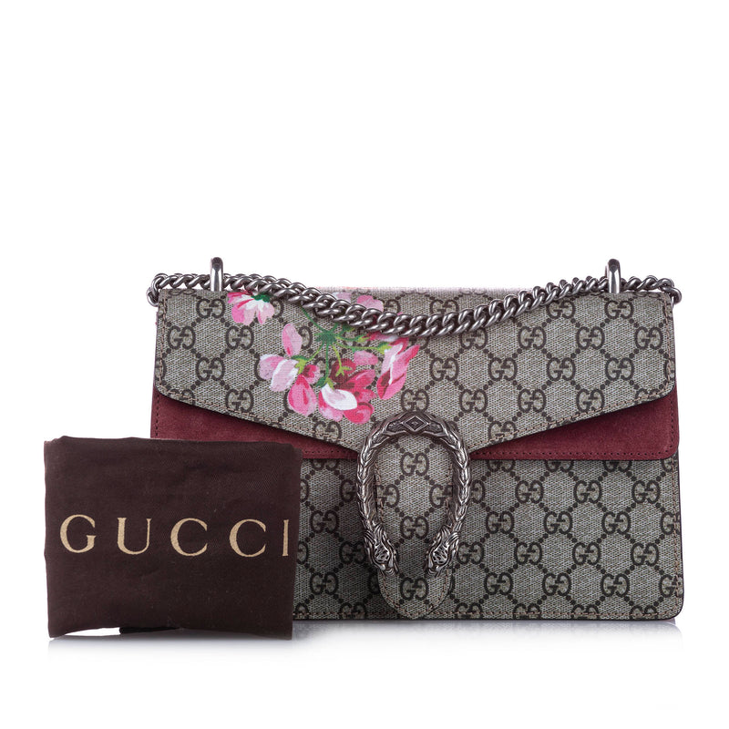 Gucci Dionysus GG Blooms Shoulder Bag Brown