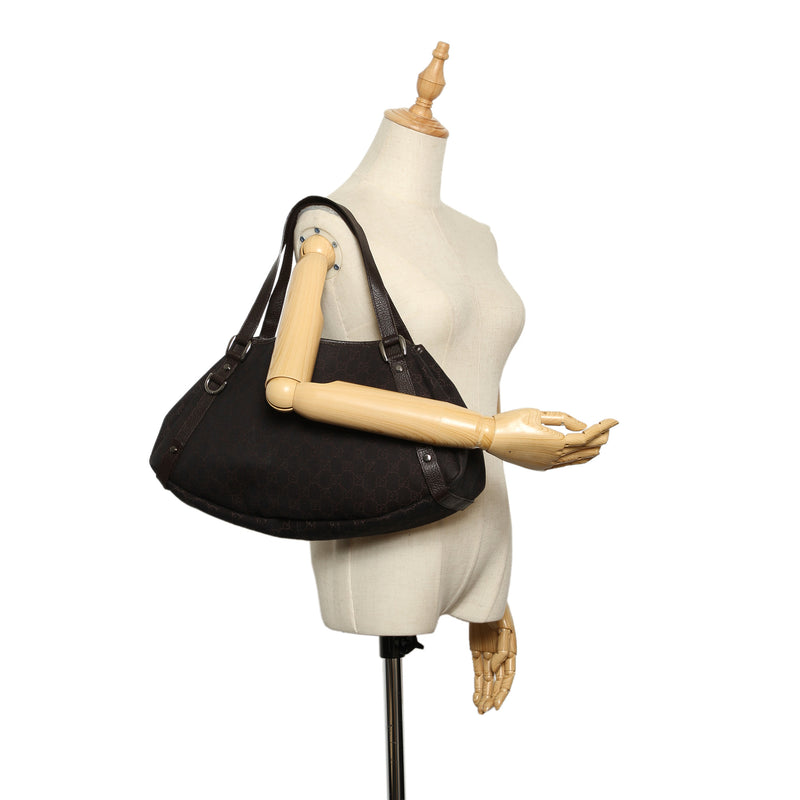 Gucci GG Canvas Pelham Tote Bag Brown