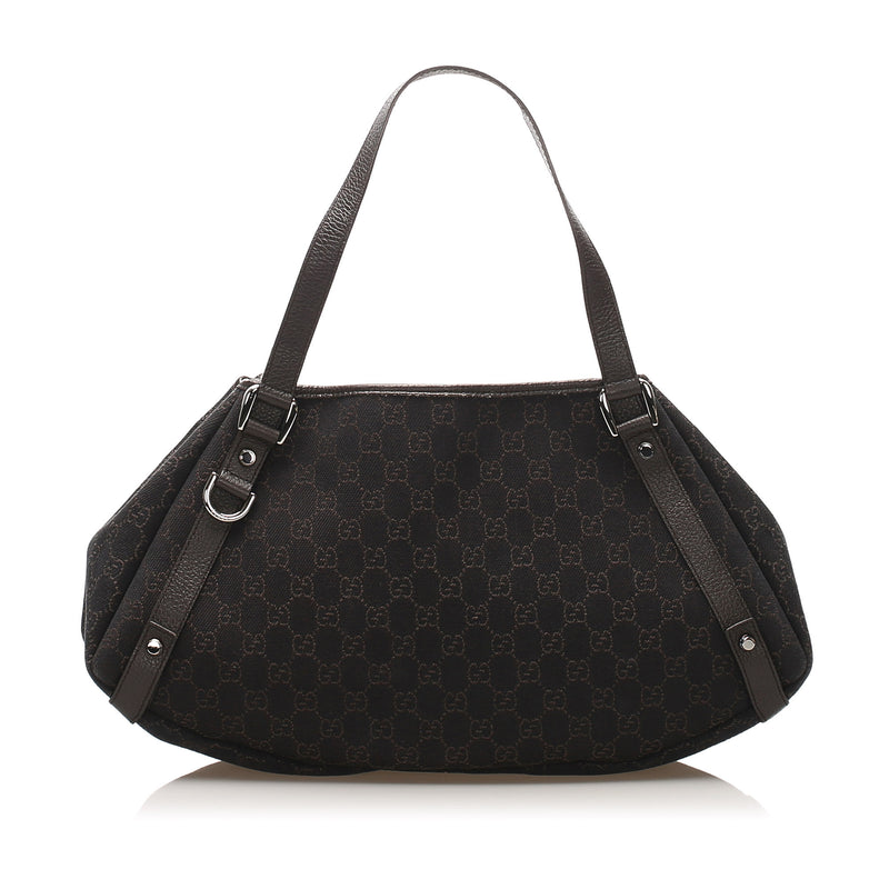Gucci GG Canvas Pelham Tote Bag Brown