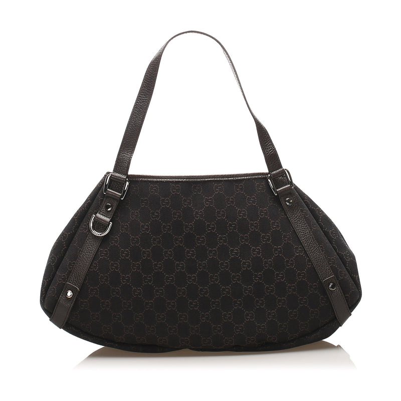 Gucci GG Canvas Pelham Tote Bag Brown