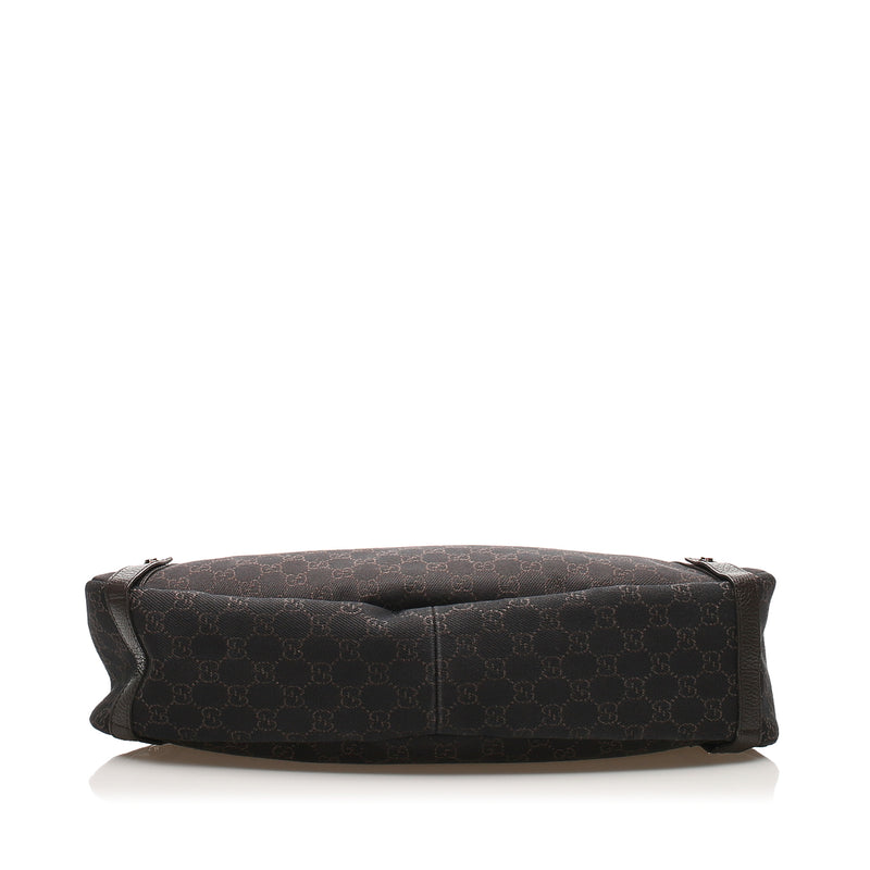 Gucci GG Canvas Pelham Tote Bag Brown