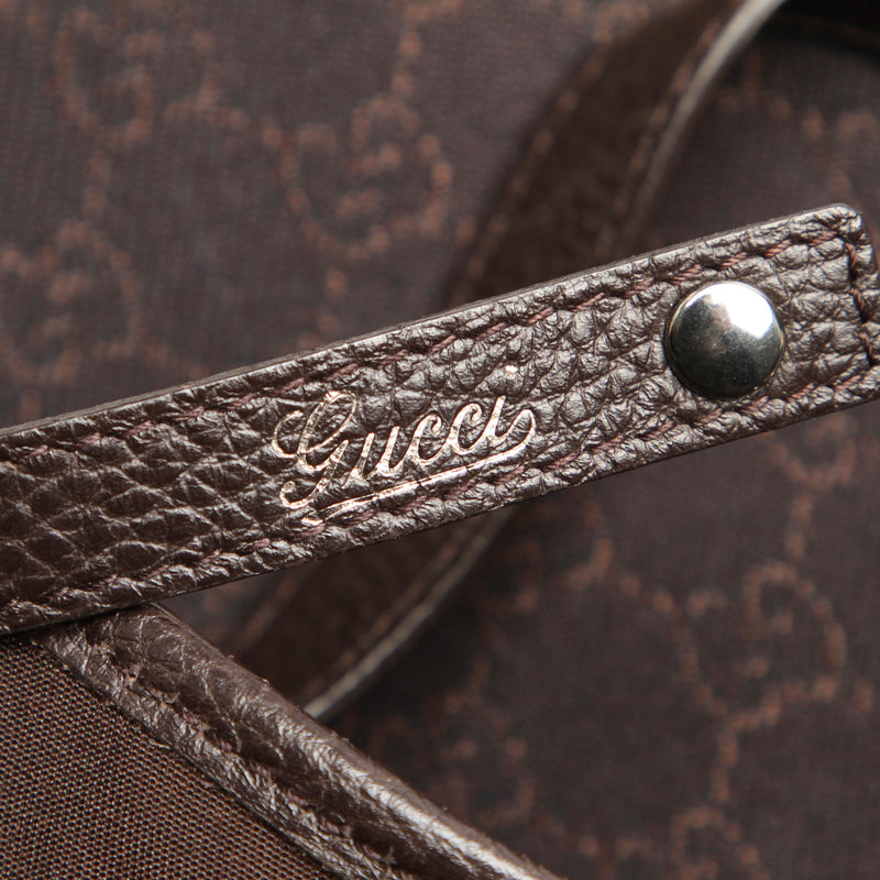 Gucci GG Canvas Pelham Tote Bag Brown