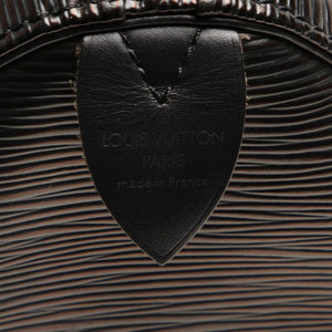 Black Epi Leather Speedy 30 Bag