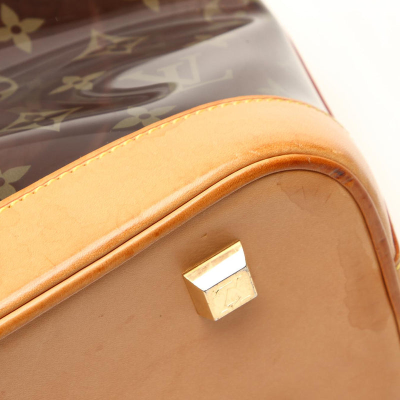  Louis Vuitton, Pre-Loved Monogram Ambre Vinyl Cabas MM, Brown :  奢華