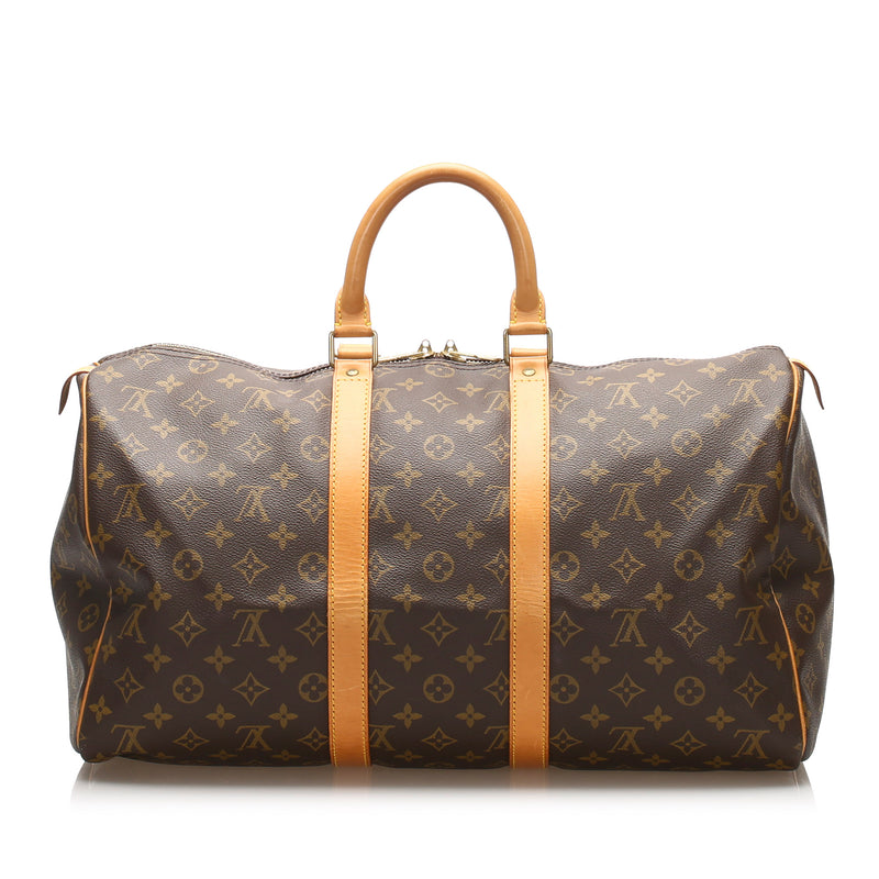 Louis Vuitton Monogram Keepall 45 Brown