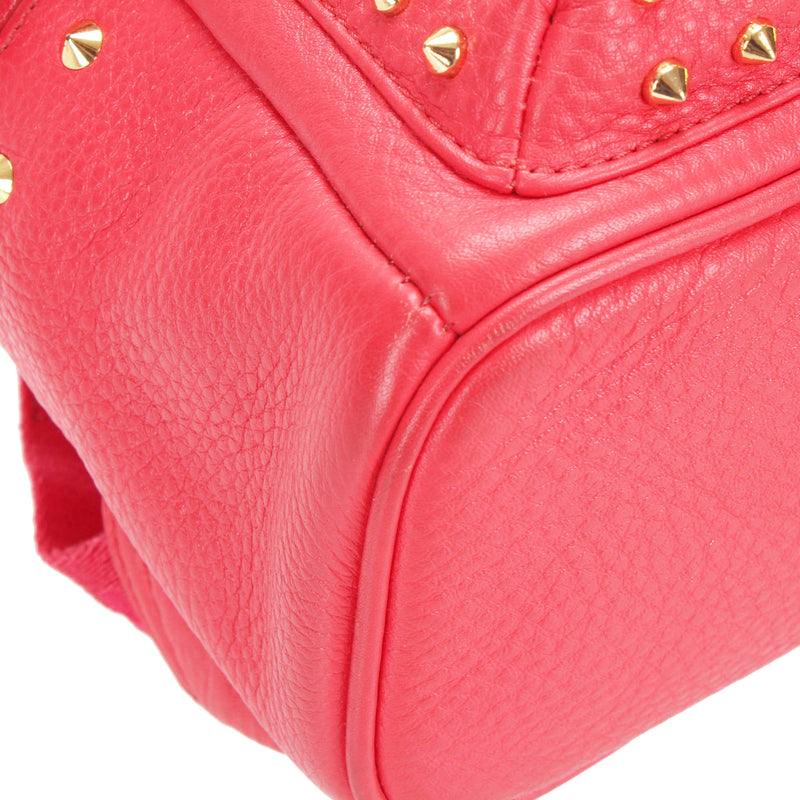 Stark Special Studded Leather Backpack Red