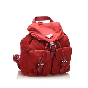 Tessuto Drawstring Backpack Red SHW