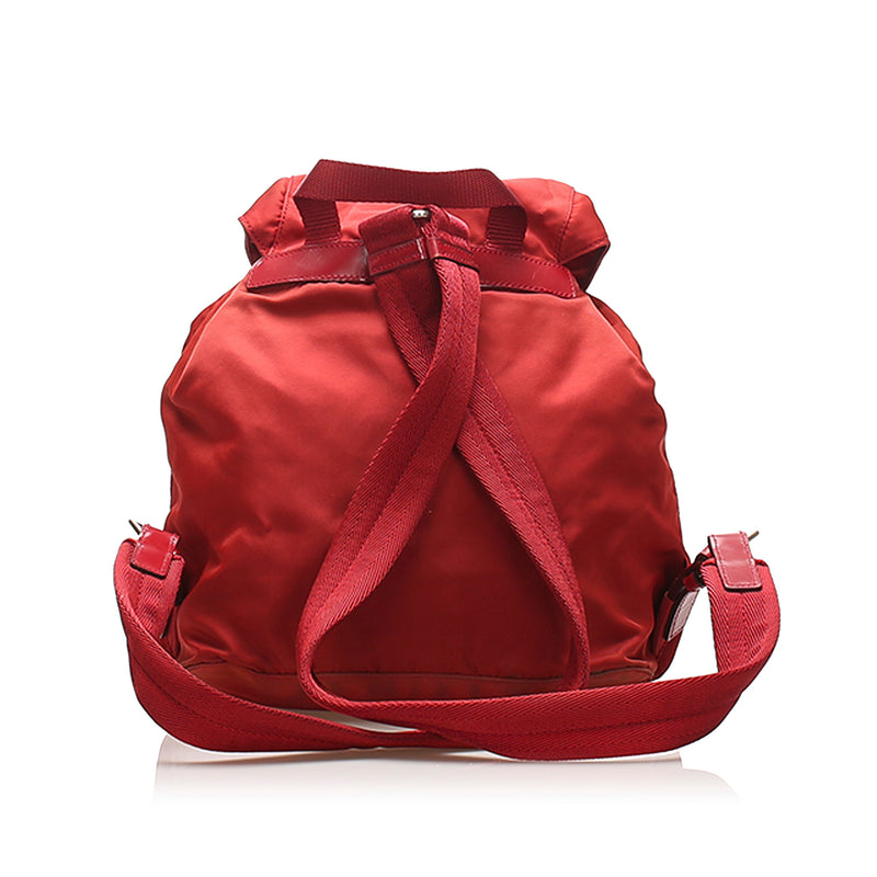 Tessuto Drawstring Backpack Red SHW
