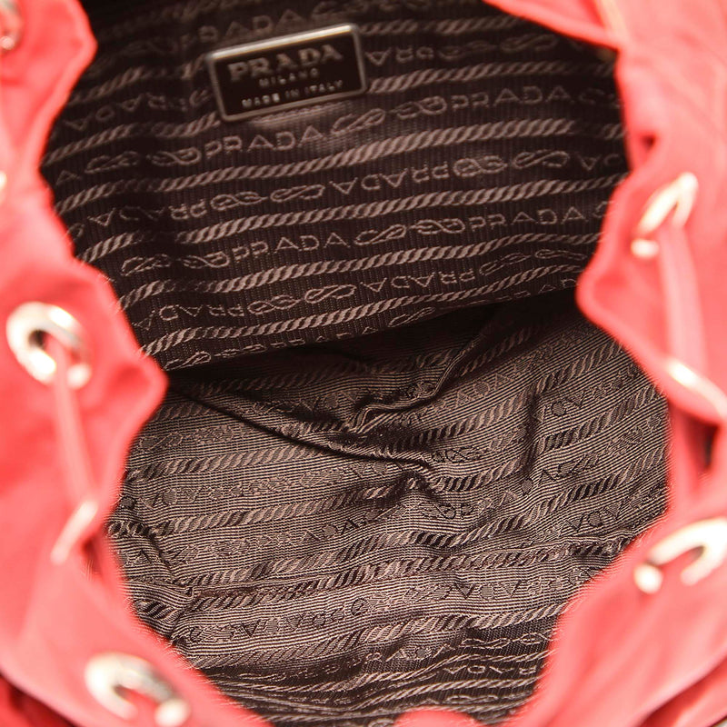 Tessuto Drawstring Backpack Red SHW