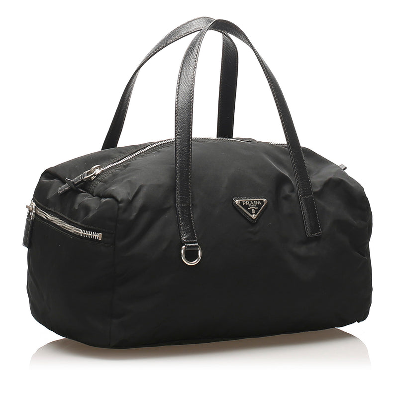 Tessuto Nylon Travel Bag Black