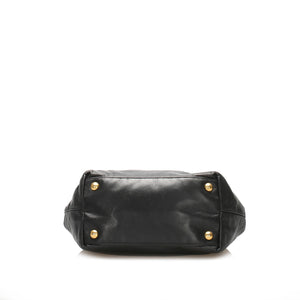 Prada Fiocco Bow Satchel Black