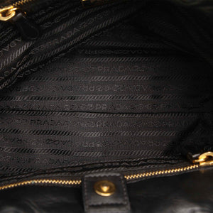 Prada Fiocco Bow Satchel Black