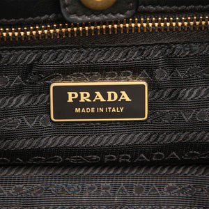 Prada Fiocco Bow Satchel Black
