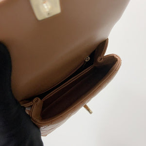 Mini Coco Handle Flap Caramel LGHW