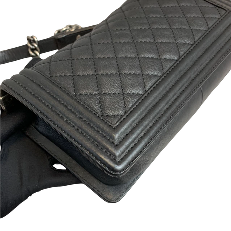 Limited Edition Paris Dallas Boy Medium Calfskin Black RHW