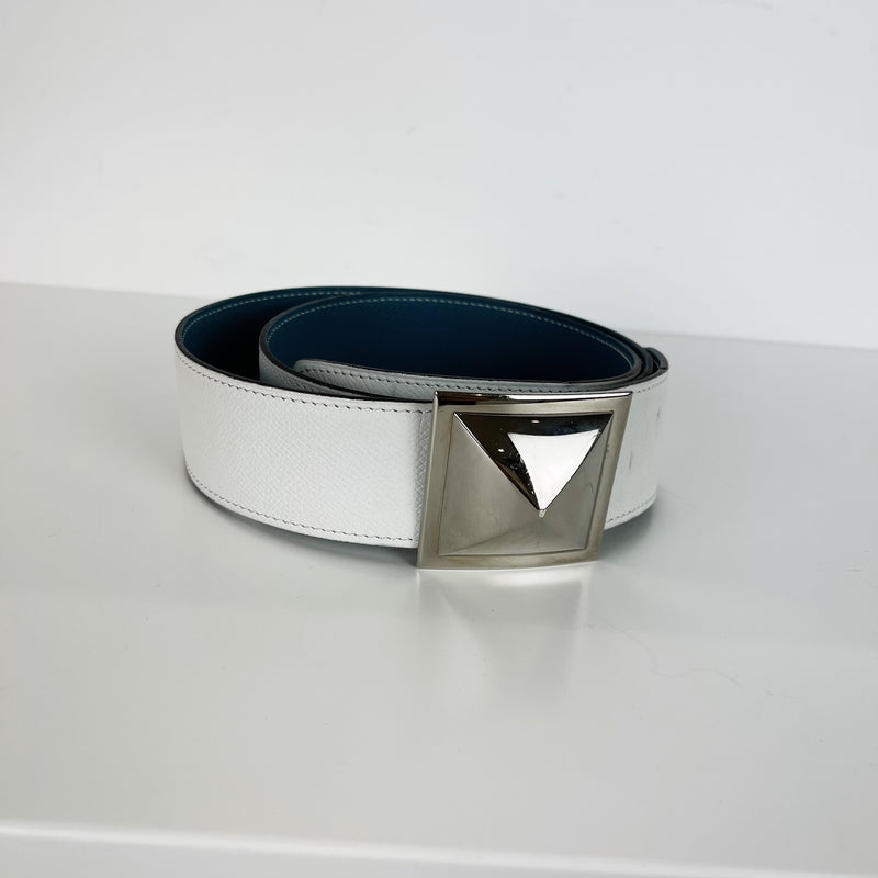 Pyramid Reversible Belt Blue/white RHW