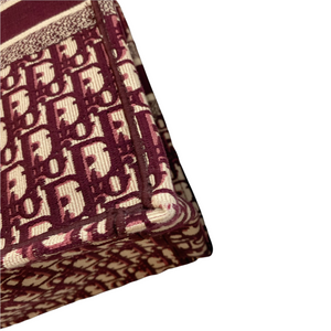 Oblique Large Book Tote Burgundy