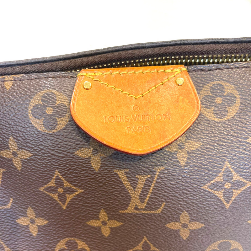 Louis Vuitton Brown, Pattern Print French Company Monogram Marais