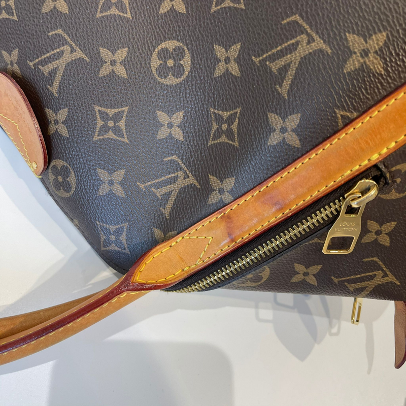 Louis Vuitton Brown, Pattern Print French Company Monogram Marais