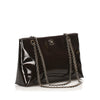 CC Chain Patent Leather Shoulder Bag Brown - Bag Religion