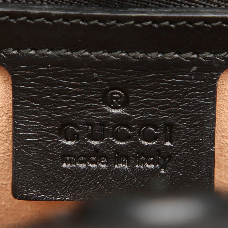 Medium Bamboo Nymphaea Leather Satchel Black - Bag Religion