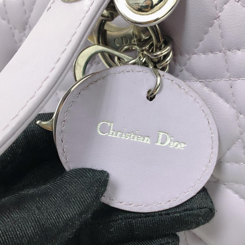 Lambskin Lady Dior Medium Bag in Lilac