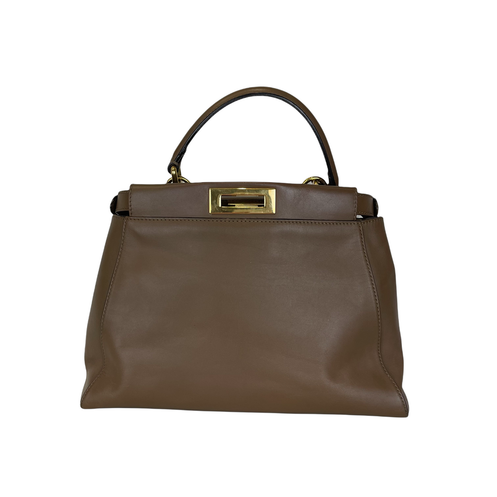 Peekaboo Medium Leather Brown GHW