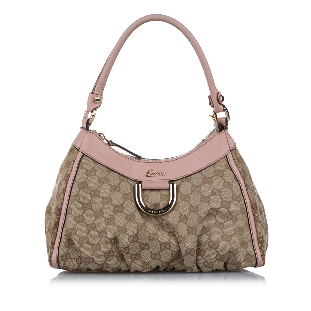 GG Canvas Abbey D-Ring Shoulder Bag Brown - Bag Religion