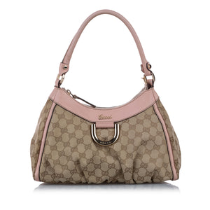GG Canvas Abbey D-Ring Shoulder Bag Brown - Bag Religion