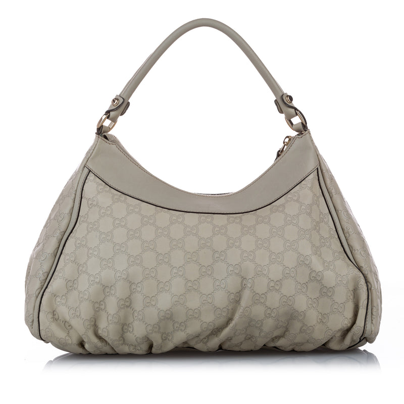 Guccissima Abbey D-Ring Shoulder Bag Gray - Bag Religion