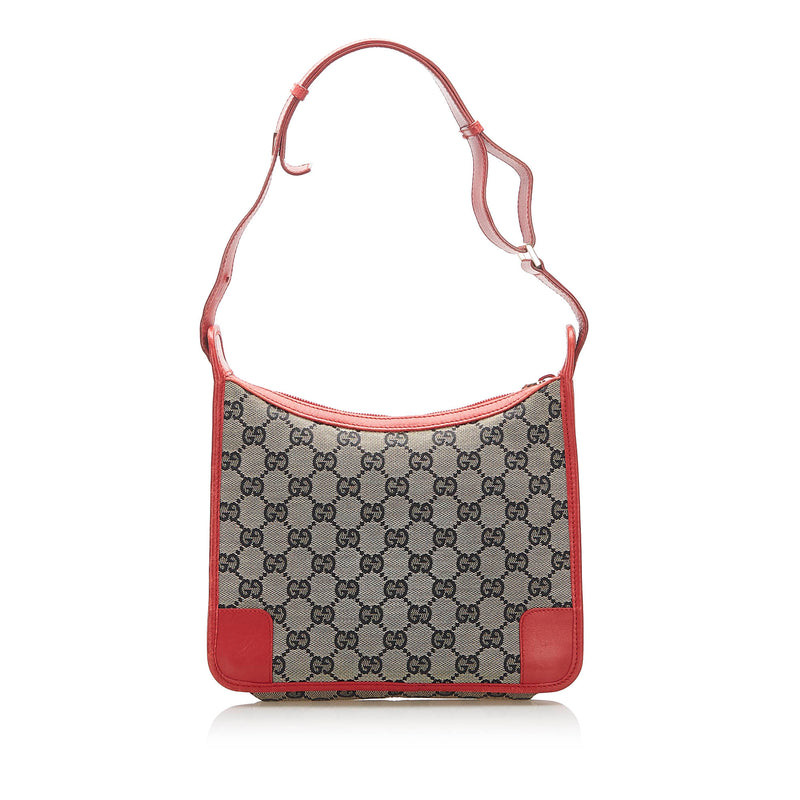 GG Canvas Shoulder Bag Gray - Bag Religion