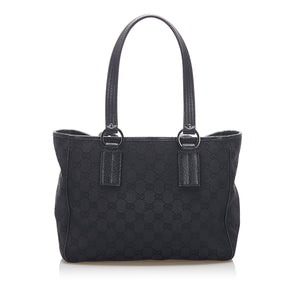 GG Canvas Tote Bag Black - Bag Religion