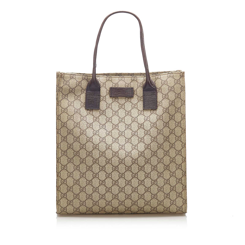 GG Supreme Tote Bag Brown - Bag Religion