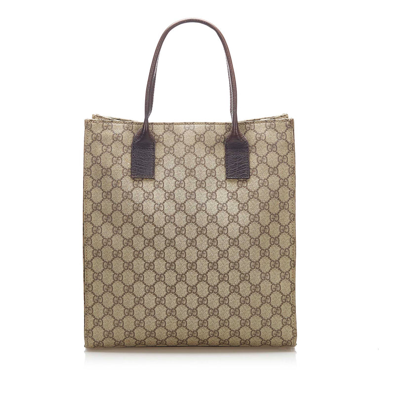 GG Supreme Tote Bag Brown - Bag Religion