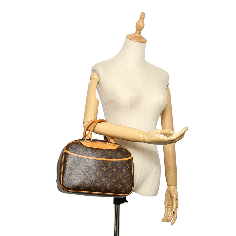 Louis Vuitton Monogram Deauville Bag GM Brown