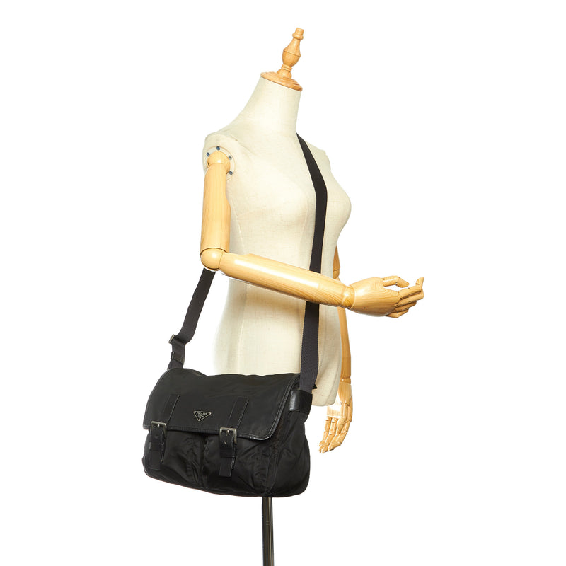 Tessuto Crossbody Bag Black - Bag Religion