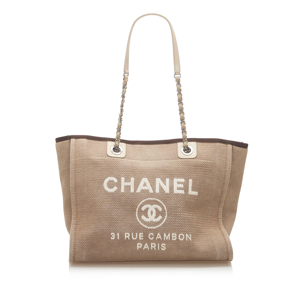 Deauville Canvas Tote Bag Brown - Bag Religion