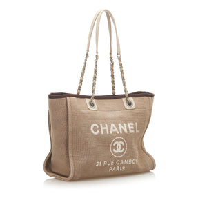 Deauville Canvas Tote Bag Brown - Bag Religion