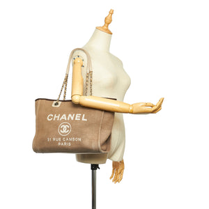 Deauville Canvas Tote Bag Brown - Bag Religion