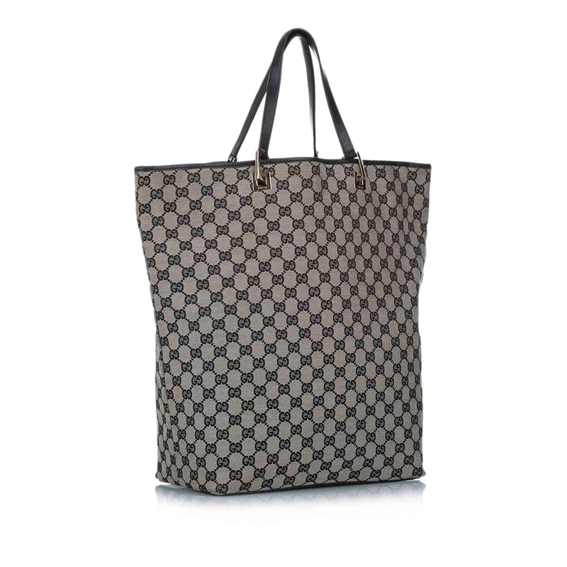 GG Canvas Tote Bag Gray - Bag Religion