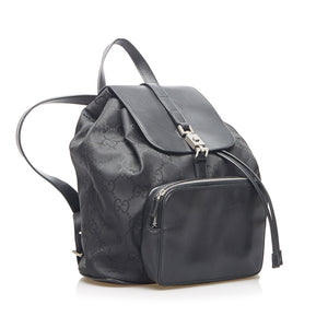 Leather Jackie Drawstring Backpack Black - Bag Religion
