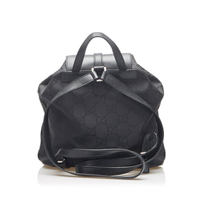 Leather Jackie Drawstring Backpack Black - Bag Religion