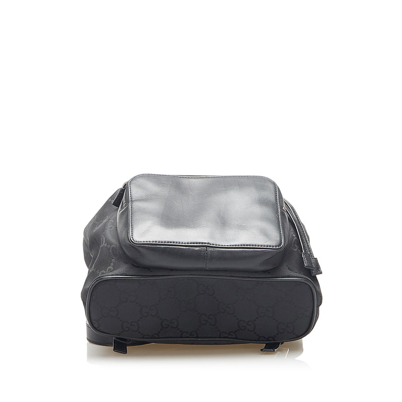 Leather Jackie Drawstring Backpack Black - Bag Religion