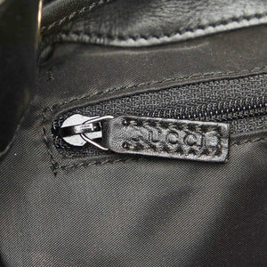 Leather Jackie Drawstring Backpack Black - Bag Religion