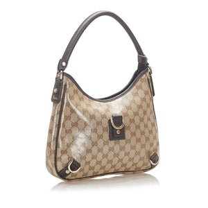 GG Crystal Abbey D Ring Shoulder Bag Brown - Bag Religion