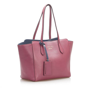 Swing Leather Tote Bag Pink - Bag Religion