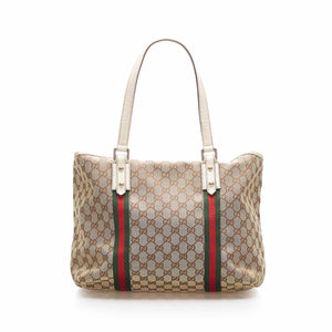 GG Canvas Jolicoeur Tote Bag Brown - Bag Religion
