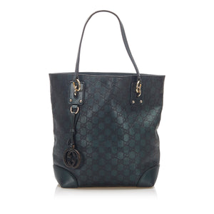 Guccissima Charm Tote Bag Green - Bag Religion