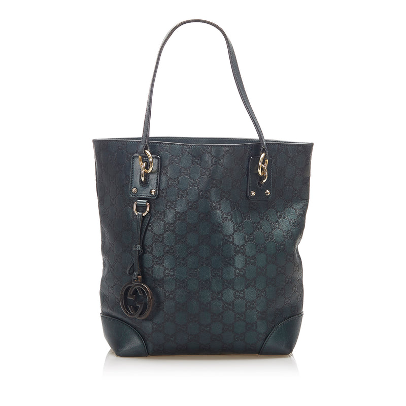 Guccissima Charm Tote Bag Green - Bag Religion